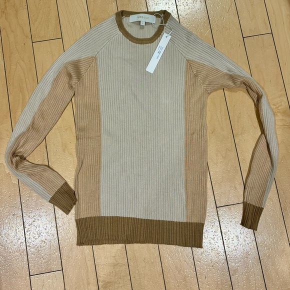 Chee-Cho ribbed tri-tone color block long sleeve - Picture 2 of 6